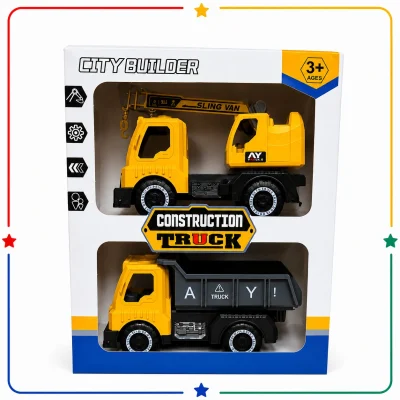 Set X2 Carros De Construccion